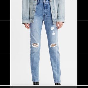 LEVIS ripped 501 jeans
